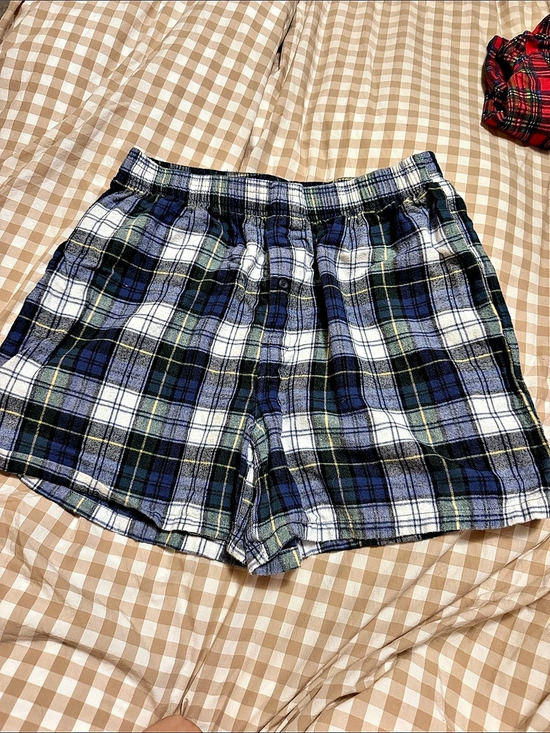 L.L. Bean Other - L.L.Bean Men's Plaid Shorts in Blue & Green Size Medium